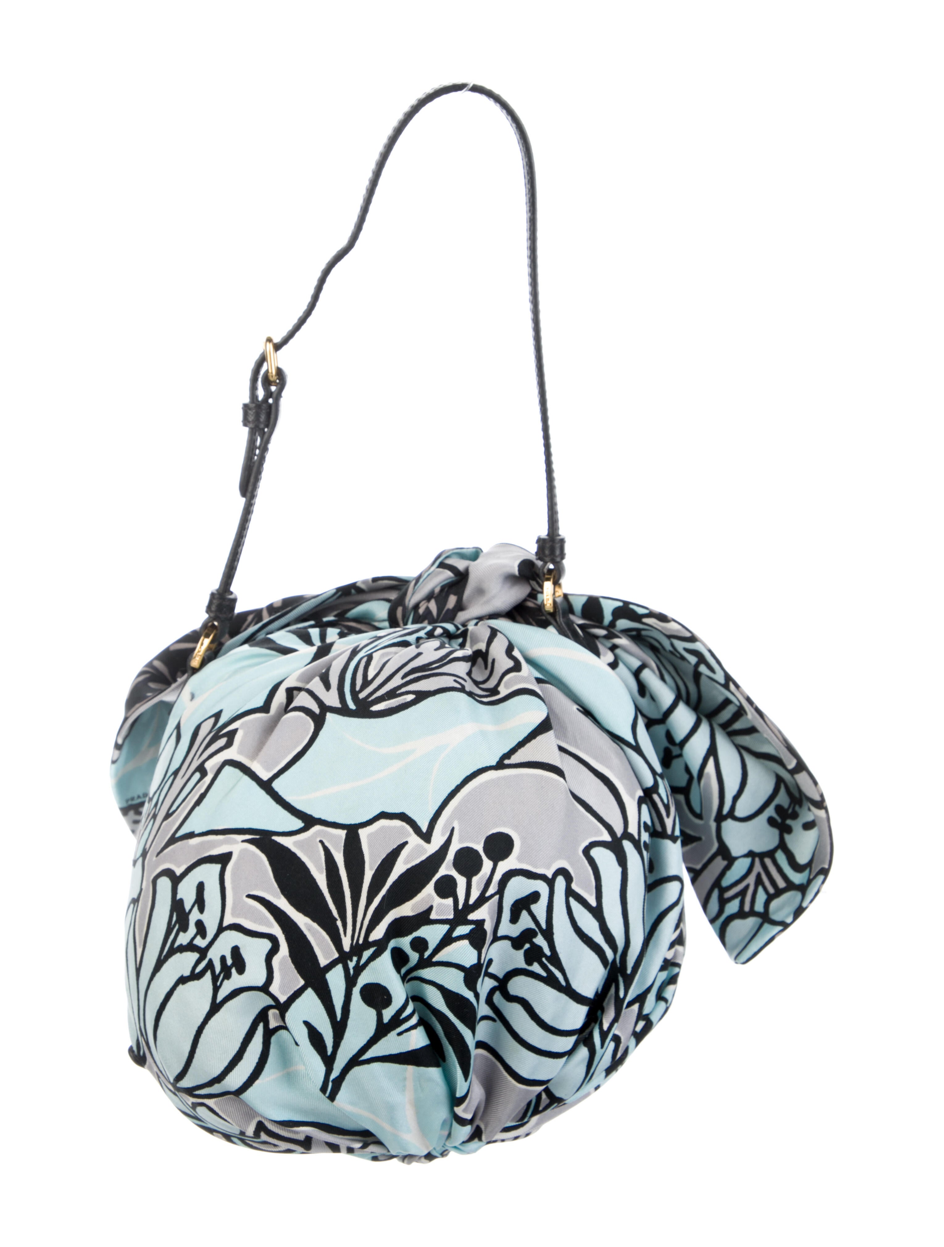 Prada Printed Raso Evening Bag